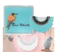 Bird Attracting Chirping Toy, Interactive Wacky Whistle with Chirping Bird Sounds for Backyard Watching & Tricks-5 Colors, A Must-Have for Birds Lovers/Pet Training/Camping Teaching (blue)