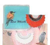 Bird Attracting Chirping Toy, Interactive Wacky Whistle with Chirping Bird Sounds for Backyard Watching & Tricks-5 Colors, A Must-Have for Birds Lovers/Pet Training/Camping Teaching (rde)