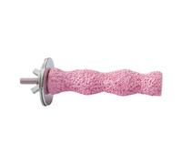 Bird Barch Stick - Juguete para dientes de calcio, plataforma de piedra de afilar para hámster | Lazo de garra de de pájaro para la crianza de loros, jaula multifuncional - Perca para hámster