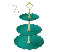 Bird Bath, Bird Feeders, 9.45x9.45x13.78 Inches, 3-Layer Feeding Combo, Easy to Clean, Multi-Functional Pet Accessories, Ideal for Parrots, Parakeets, Sparrow, Green/Pink/White