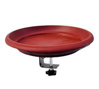 Bird Bath Bowl - Basino montado en barandilla, piscina para exterior, jardín duradero | Patio Porche Valla Pared de apartamento Decoración Patio para los pájaros que beberían