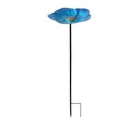 Bird Bath Bowl, Garden Birdbath Bowls, 9,45 x 25,59 in Authentic Lawn Feeders, Sturdy Standing Structure, Birds Bath Feeder for Outdoor Gardens, Yards, and Porches