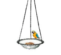 Bird Bath Feeder - Bird Bath | Heavy-Duty Decorative Water Station Robust Metal Water Collecting Station Decorative for Balcony Deck Patio Apartment Window Wildlife Animal Photography