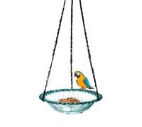 Bird Bath Feeder - Bird Bath | Heavy-Duty Decorative Water Station Robust Metal Water Collecting Station Decorative for Balcony Deck Patio Apartment Window Wildlife Animal Photography