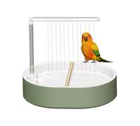 Bird Bath For Cage - PP, Automatic Flowing Parrot Shower | 26-Hole Circulating Water Bathtub, Parrot Bath For Conure, Cockatiel, Parakeet, Budgies, Lovebird, Macaw, USB-Powered, Compact Bird Cage