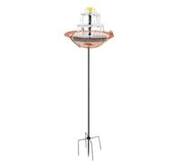 Bird Bath Fountains, Solar Power Bluebird Watering Container | Hummingbird Water Bowl for Gardeners Homeowners Backyard Patio Deck Courtyard Lawn Front Yard Balcony Park School
