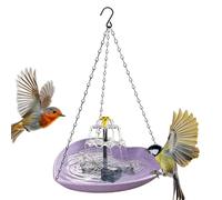 Bird Bath - Heart Shape Water Basin, Solar Powered Fountain Outdoor, Heart Birds Bath Attraction Station | Multi Bird Species Refreshing Hydration For Supporting Backyard Wildlife Enjoyment