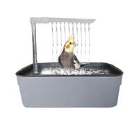 Bird Bathtub | Automatic Small Bird Shower - USB Powered Lovebirds Bath Fountain, Pet Cage Accessories for Indoor