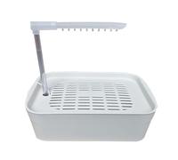Bird Bathtub, Bath Fountain, USB Powered Indoor Use Convenient Power Supply Easy to Clean Comfortable, Pet Cage Accessories for Indoor, 12.99x8.66x10.24inches