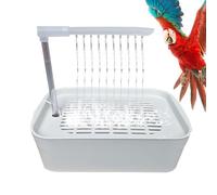 Bird Bathtub, Electric Small Pet Shower, USB-Powered Lovebirds Bath Fountain, Automatic Water, 12.99x8.66x10.24inches Fun Cage Accessory, Ideal for Indoor Bird Care