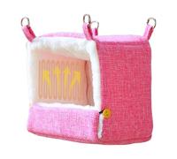 Bird Bed - 5-Temp Warm Hut | Soft Bed Heating Mat - for Conure Lovebirds Hamster Cockatoo Finch Home Balcony Garden Indoor Outdoor Yard