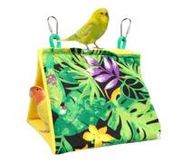Bird Bed | Bird Hammock Shed Hut Cave | Warm Hideaway Tent For Finch African Grey Parakeet | Parrot Shelter and Hideaway For Parrots, Parakeets, African Greys, Lovebirds, Conures, and Cockatiels