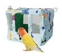 Bird Bed Cage, Breathable Bird Nest Snuggle Hut, Impermeable Cloth Pet Tent, Cool Mat Design, Cozy Shelter for Cockatiel Conure Lovebird Comfort, Resting and Nesting, Outdoor