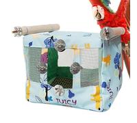 Bird Bed for Cage, Breathable Snuggle Hut, 7.87x6.3x5.91 pulgadas Cool Mat, Waterproof Cloth Pet Tent for Cockatiel, Conure, Lovebird, Parakeet and Small Birds