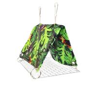 Bird Bed, Hammock Nest Perch for Parakeet Cage, Summer House Accessory for Lovebird, Finch, Cockatiel, Conure, Macaw, African Grey, Sleeping Pet Supplies for Aviary Use