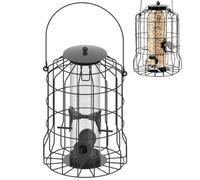 Bird Bird Feeder | 4-Port Weatherproof Squirrel Proof Metal | Large Birds | Large Bird Feeder Outdoor Hangable For Wild Hummingbird Finch Watching Garden Yard Patio Porch Bird Feeder | 4-Port Weatherpr