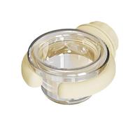 Bird Bowls - ABS Poliestireno PET 8,6 x 7,3 x 4,4 cm / 8,4 x 7 x 4 cm | Alimentador de loro transparente desmontable con abrazadera | Chinchilla Cage Watering and Feeding Supplies for African Grey