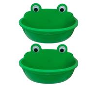 Bird Bowls, Multifunctional Parrot Feeder, Splash-Proof Lovebird Bathing Dish, 5.75x3.07x1.42inch, Ideal for Gray Parrot, Cockatiel, Parakeet, Feeding Container, Pet Care Accessory