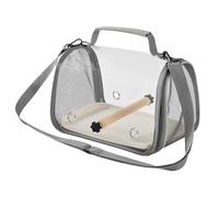 Bird Cage - 10.04 Inches Travel Carrier for Pet Outing, Lightweight with Breathable Mesh and Easy Carry Design, Portable Bird House for Indoor Outdoor Finch Cockatiel Macaw Parakeet Hamster