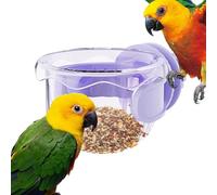 Bird Cage Bowl - Manger Anti -Recubrimiento | Contenedor pequeño para parrocchetti Canarios inseparables Loros inseparables, alimentación de Accesorios para Paseos de Viaje de jardín
