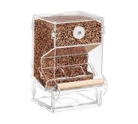 Bird Cage Feeder - Automatic Parrot Food Dispenser | Feeding Tool with Built-In Pallets, Ideal For Cockatiels, Parakeets, Lovebirds, Medium Parrots, Budgies, Convenient Pet Accessory