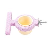 Bird Cage Feeder - Bird Bowl Cage Feeder with Perch | Cockatoo Food Bowl for Conure, Parakeet, Cockatoo, Canary, Lovebird, Cockatiel, Small Birds, Pet Accessories, Feeding Station