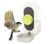 Bird Cage Feeders and Waterers, Clear Automatic Food and Water Dispenser, Convenient Parrot Feeding Station, Sturdy Cage Accessory for Birds, Easy-To-Install Hydration Solution