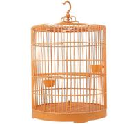 Bird Cage For Small Birds Durable Spacious Aviary Easy Access Door Includes Perches Slide-out Feeder Ideal For Parrots Canaries Finches Sturdy Frame Compact Size Decorative and Functional(46X30CM)