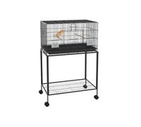 Bird Cage For Small Birds Durable Spacious Aviary Easy Access Door Includes Perches Slide-out Feeder Ideal For Parrots Canaries Finches Sturdy Frame Compact Size Decorative and Functional
