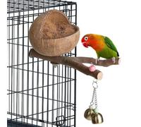 Bird Cage Nest | Natural Shell Bird Hideaway Hanging Birds House