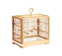 Bird Cage, Parakeet Nest Habitat with Easy-Clean Pull-out Tray, Folding & Breathable Cage for Lovebirds, Cockatiels, Spacious, Comfortable Bird Supplies