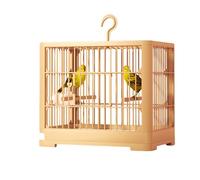 Bird Cage, Parakeet Nest, Habitat with Easy Clean Pull out Tray, Folding & Breathable Lovebirds, Cockatiels, Pet Aviary, Portable Bird House for Home Use