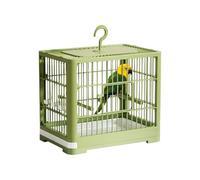 Bird Cage Parakeet Nest Habitat with Easy Clean Pull Out Tray, plegable y transpirable Bird Cage for Lovebirds Cockatiel, Spacious and Aviary for Small Birds
