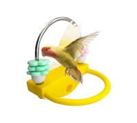 Bird Cage Perch - Climbing Chewing Stand Toy, Rotating Ring Macaw Perch, Perrot Ejercise Training Toy, Lovebird Avian Bird Use, Cage Climbing Exploring for Pet Activity Play