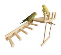 Bird Cage Perch, Ramp Swing Climbing Toy with Sturdy Design, Cockatiel Perch for Birds, Safe Material, Fun Interactive Feature, Pet Tool, Cage Accessory for Parakeets Finches Home Alone Time