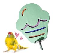 Bird Cage Perch - Resin Paw Grinding Roosting Toys - Bird Cages Flat Perches | for Training Home Budgies Parakeets Cockatiels Conures Lovebirds
