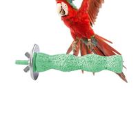 Bird Cage Stand, Fowl Perch Stand, Parrot Training Stick, Paw Grinding Texture, Chew Resistant Design, Multi Pack for Parakeets, Cockatiels, Lovebirds 4,72 inch Pink, púrpura, verde