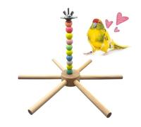 Bird Cage Toys - 360 grados rotating Bird Cage Toys | Interactive Toy With Windmill Swing | Degree Rotating Enrichment Stand For Cockatiels Finches Training Mental Estimulación Boredom Prevention