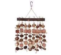 Bird Cage Toys - Interactive Wooden Chewing Games | Bird Chewing Toy For Cockatiels Chicken Outdoor Indoors Patio Inside Window Courtyard Balconies Garden Yard Outdoor Indoors And Other Places