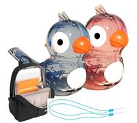 Bird Call Whistle Toy - Musical Lanyard Sound Maker, Inspired Instrument with Portable Neck, Warbling Nature, Play Gadget, Interactive Sound Toy for Improving Kids Listening and Imagination Skills