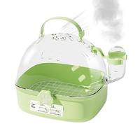 Bird Carrier, Bird Travel Cage, Lightweight Ventilated Hamsters Crate, Water Bottle Attached for Small Pets Daily Walks Outdoor Vet Visits Airplane, 7.24x6.69x6.42 Inches, 1-Piece