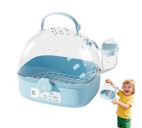 Bird Carrier, de mano ventilada para mascotas, transportador de mascotas con botella de agua, cesta suave para pequeños pájaros, cachorros, , ferrets y conejos, 7,24 x 6,69 x 6,42