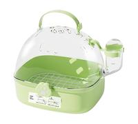 Bird Carrier, Pet Kennel, 7.24x6.69x6.42 Inches Compact Size Small Animal Habitat Ventilated with Water Bottle, Travel Cage for Airplane, Car, Walks, Reptile and Puppy