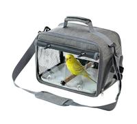 Bird Carrier - Portable Travel Cage with Handle | Breathable Waterproof Pet Transport Bag with Perch and Tray For Parrot Parakeet Cockatiel Pigeon Outdoor Travel Hiking Camping