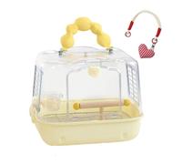 Bird Carrier - Transparent Parrot Carry Bag For Travel | ABS Stainless Steel with Lightweight Design, Portable Bird Travel Carrier Supporting Parakeets Cockatiels Budgies Outing Walk