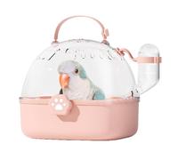 Bird Carrier Travel Jaula, Small Pet Carriers Case, portátil compacto ligero jaula con botella de agua para aventuras al aire libre, transporte seguro ventilado para Parakeets & Lovebirds