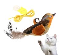Bird CatToy Chirping - Small CatExercise Toy, Kitten Chew Training Tool, Interactive Play Device | Stress Relief, Entertainment, Indoor, Outdoor, Home, Pet, Kitten, Cat, Fun, Activity, Playtime