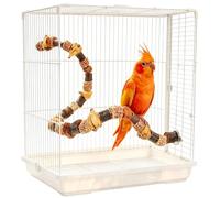 Bird Chew Toy - Natural Wooden Corn COB, Wood Mango Decorative Perch