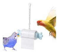 Bird Chew Toys Hanging, Candy Shape Shredder Toy Cage Enrichment Activity for Cockatiel Conure African Grey Play, Natural Safe Beak Grinding Hanging Bird Cage Accessory for Daily Mental Stimulation