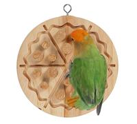 Bird Chew Toys - Parrot Games | Wooden Block with Removable Corks for Home Training, Mental Stimulation, Physical Exercise, Boredom Prevention, Beak Health & Enrichment